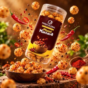 Phool Makhana Peri Peri (Roasted Spicy Fox Nuts)