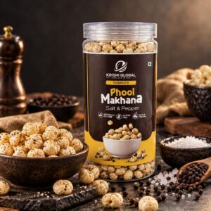 Himalayan Salt & Pepper Phool Makhana (Roasted Fox Nuts)