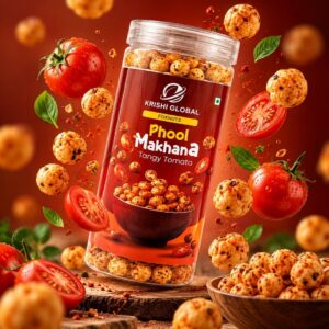 Gourmet Phool Makhana Tangy Tomato (Roasted Superfood Snack)